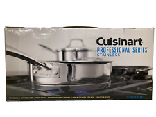 Cuisinart Cookware Pan Set, Professional Series Stainless Steel, 11 Piece Set