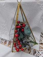 Vintage Brass and Glass