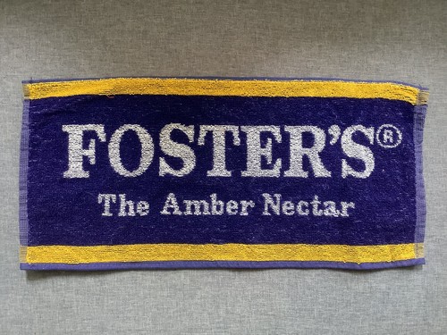 Fosters lager bar towel unused - lager,