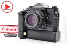 Canon A-1 Black 35mm SLR w/