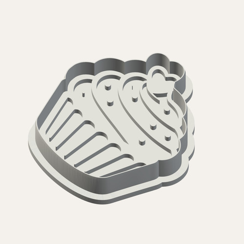 Cupcake design cutter and - design,