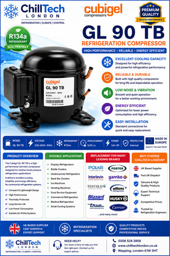 Cubigel gl90tb fridge - cubigel,