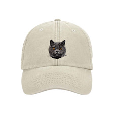 BRITISH SHORTHAIR CAT BASEBALL