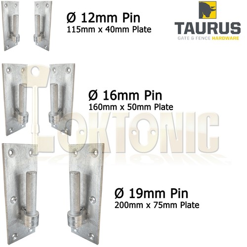 Pair galvanised heavy gate - pair,