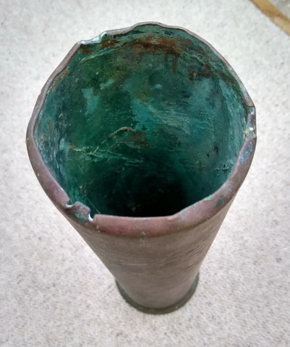 Trench art ornamental brass - trench,