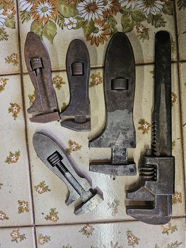 Vintage adjustable spanners - adjustable,