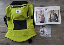 ERGO Baby Performance baby carrier with manual & infant insert. Green color.
