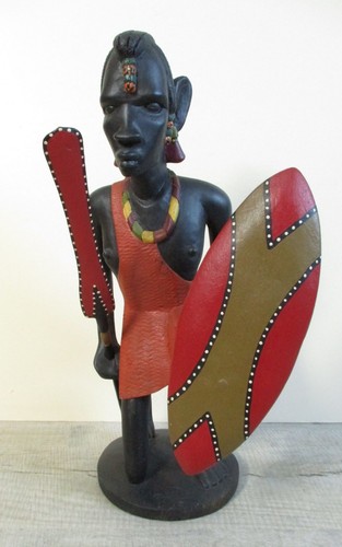 Large hand carved - large, wooden