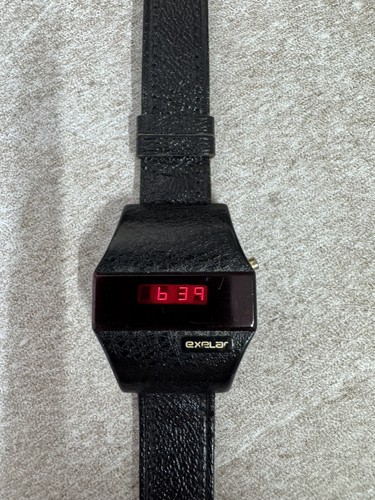 Vintage 1976 exelar red led - vintage, 1976-77