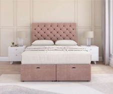 Elevate Your Bedroom with the Pink Mayfair Chesterfield Bed and Hidden Storage