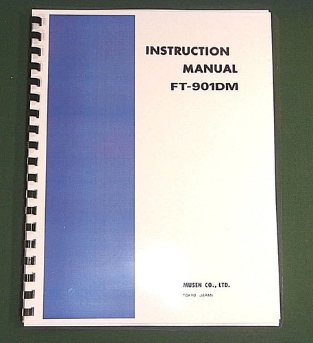 Yaesu 901dm instruction - yaesu, ft-901dm