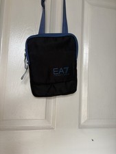 EA7 Emporio Armani Retro Crossbody Bag – Black and Blue