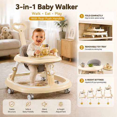 3in1 baby walker space - space, saving