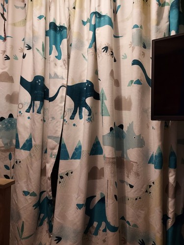 Dunelm dinosaur curtains - dinosaur,