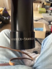 Hanimex tamron  400mm 1:7.5 No 56957 Lens with Case Tested Working VGC