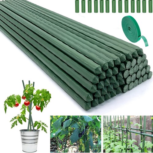 24x plastic coated green - plastic,