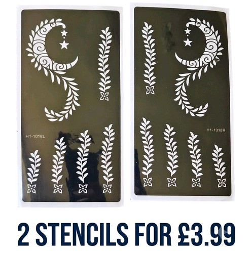 Sheets reusable henna mendhi - reusable,