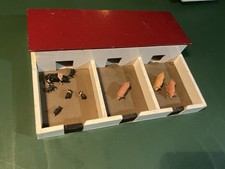 Model Pig Sty with Britains