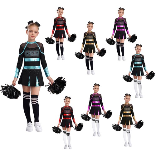 Girls sparkly cheerleading - uk,