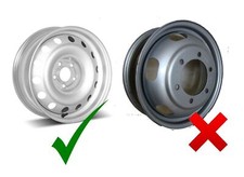 Set of 4 16 Inch Extra Deep Dish Van Wheel Trims Hub Caps For VW Transporter T5