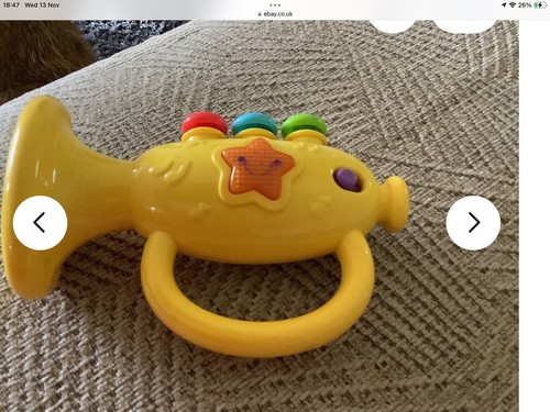 Musical toy trumpet - toy, sensory