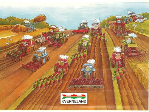 Vintage kverneland ploughing - vintage,