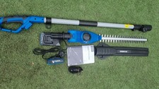 Hyundai Cordless Hedge Trimmer Long Reach Pole 20V 450mm Extendable Tree Trimmer