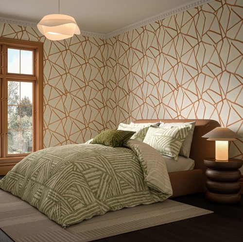 Harlequin crater duvet cover - crater,