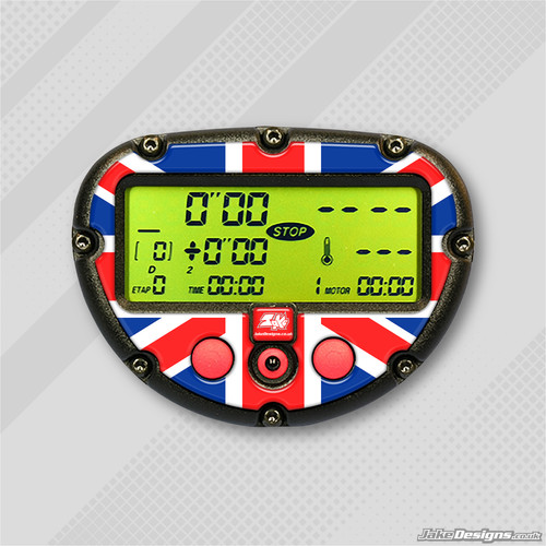 Union jack style gel - jack, sticker