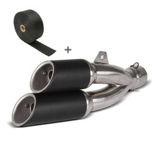 Set exhaust muffler + exhaust wrap for Honda CB 1000 / R SA6