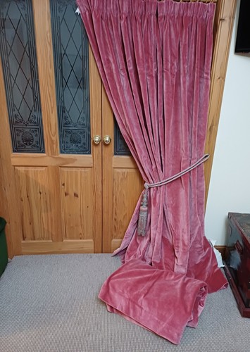 Heavy vintage velvet curtains - heavy,