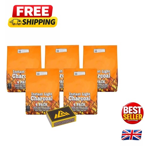 Portable 4x1kg charcoal bbq - portable,