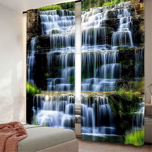 Window curtains polyester - window,
