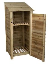 Wooden Log Store 6ft, Firewood Storage Width 790mm x Height 1800mm x D880mm