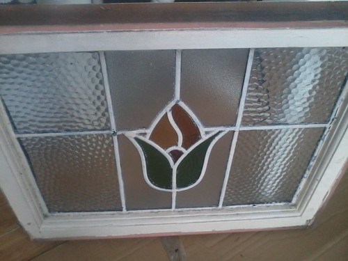 Vintage leadlight partially - leadlight,