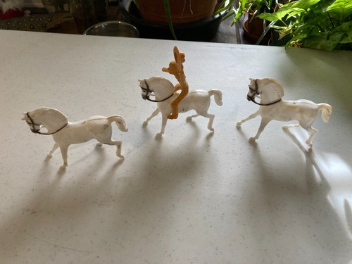 Inch plastic toy horses with - plastic,