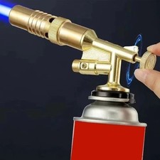 Butane Gas Blow Torch Burner Welding Auto Ignition Soldering BBQ Flame Thrower