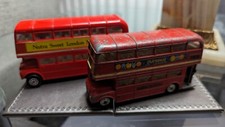 VINTAGE CORGI 468 Routemaster London Transport Outspan & modern Zylmex K710 Bus