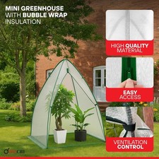 Bubble Dome Greenhouse for Plants – Year-Round Weatherproof Garden Mini Tent wit