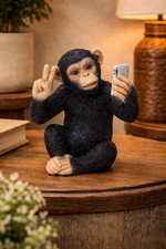 Funny Monkey Selfie Ornament