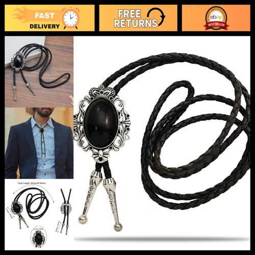 Men handmade leather bolo - handmade,