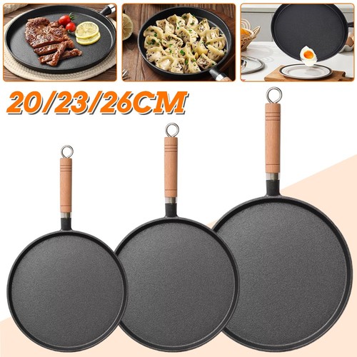 Cast iron round skillet - round,