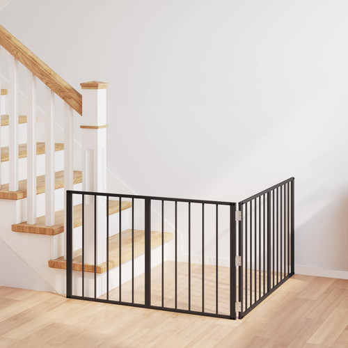 Vidaxl dog gate pcs - 2, black