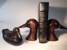 VTG Carved WOOD Mallard DUCK