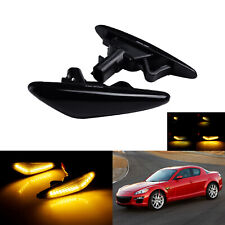 LED Dynamic Marker Repeater Side Indicator Light For Mazda MX-5 MK IV RX-8 LCI
