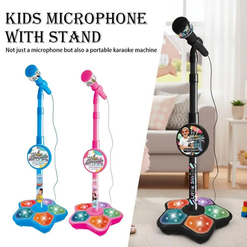 Kids karaoke microphone stand - karaoke,