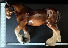 HUGE SHIRE HORSE Dray Cart