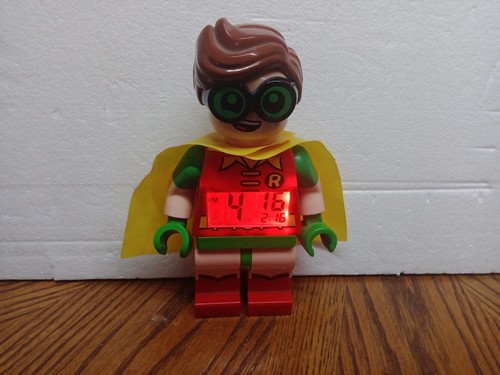 Lego robin alarm clock - lego, dc