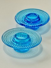 Two Vintage Blue Oiva Toikka