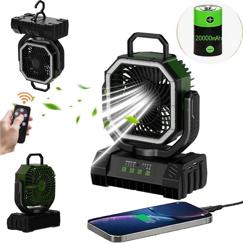 Camping fan 20000mah portable - camping,